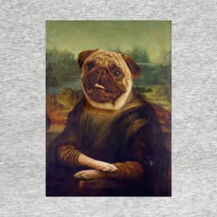 Mona Lisa Pug T-Shirt